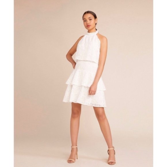 BB Dakota Dresses & Skirts - BB Dakota Once Chiffon a Time Tiered Lace Dress, 4